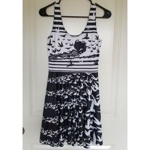 BlackMilk Clothing Wicked Witch Skater Dress